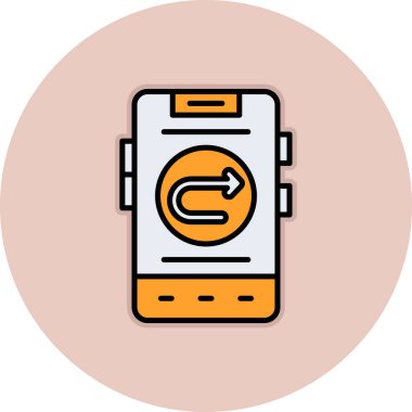 Vektör Mobil simge illüstrasyonu