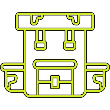 Modern b 'nin vektör illüstrasyonu eksik simgesi