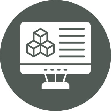 seo modern simgesinin vektör illüstrasyonu