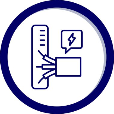 Bilgisayar modern simgesinin vektör illüstrasyonu
