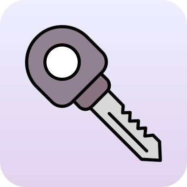 Çizgi film ev anahtarlarının çizimi