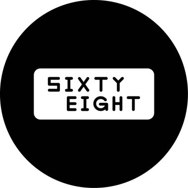 Beyaz arkaplanda 6 numara