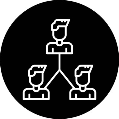 İnsan simgesinin vektör illüstrasyonu