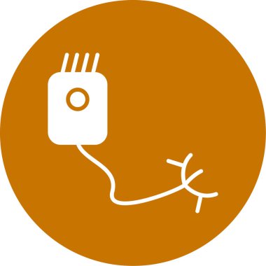 Vektör elektrik dolgu sembolü. düz simge illüstrasyonu.