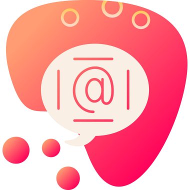 e- posta iletisi simgesi, vektör illüstrasyonu