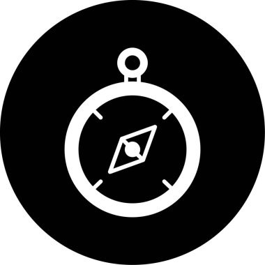 pusula simgesi modadan izole edilmiş arkaplan