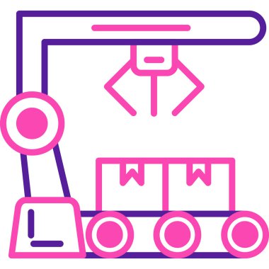 Modern bir simgenin vektör illüstrasyonu