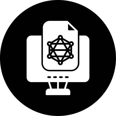 seo modern simgesinin vektör illüstrasyonu