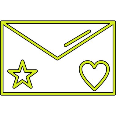 özet biçiminde aşk zarfı simgesi