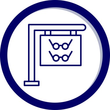 Alışveriş. Web simgesi basit illüstrasyon