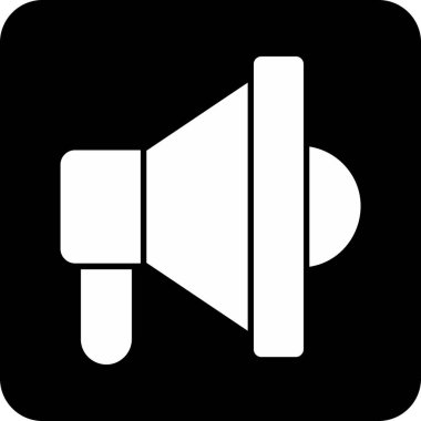 Ses hoparlörü vektör illüstrasyonu