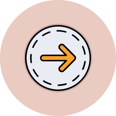 Modern bir simgenin vektör illüstrasyonu