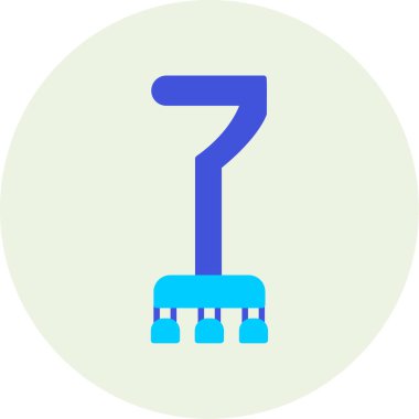 Otelde. Web simgesi basit illüstrasyon