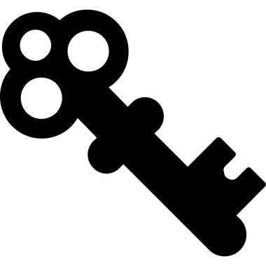 Anahtar. Web simgesi basit tasarım