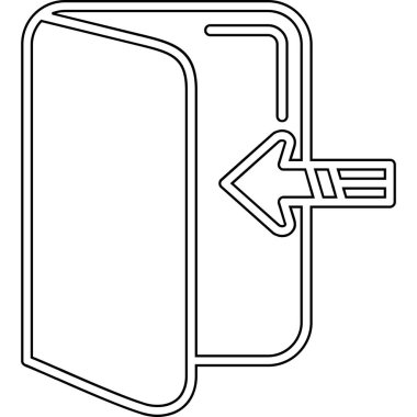 ok sol sağ simge ana hatlar biçiminde