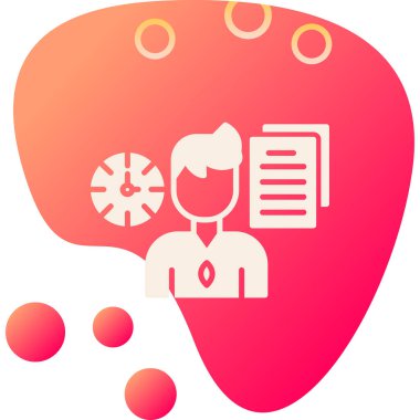 Bir fikrim var. Web simgesi basit illüstrasyon