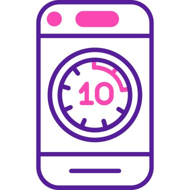 cep telefonu simgesi, vektör illüstrasyon tasarımı