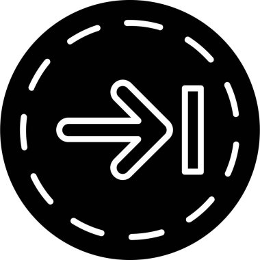 Ok. Web simgesi basit illüstrasyon