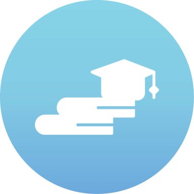 Bir eğitim simgesinin vektör illüstrasyonu