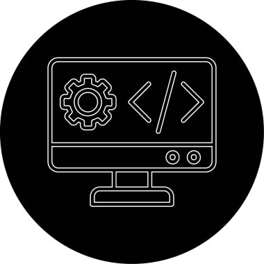 Web simgesi vektör illüstrasyonu