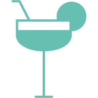 içki ikonu vektör illüstrasyonu