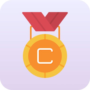 Şeffaf bir arkaplanda madalya vektör çizimi. Birinci kalite semboller. kavram ve grafik tasarımı için vektör çizgisi düz simgesi.