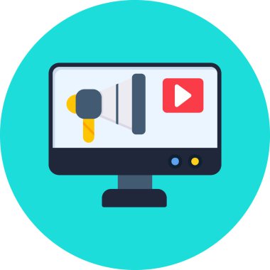 Video oynatıcı. Basit simge