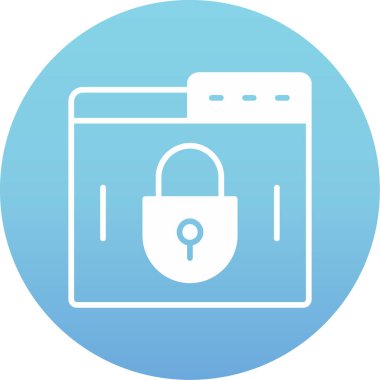 Modern b 'nin vektör illüstrasyonu kilit simgesinden yoksun