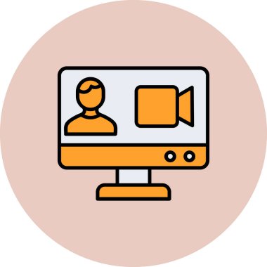 Modern eğitim ikonunun vektör illüstrasyonu