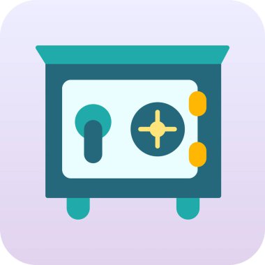 ATM 'de. Web simgesi basit illüstrasyon