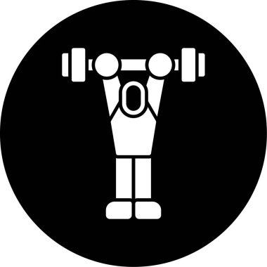 dambıl simgesi, vektör illüstrasyonu