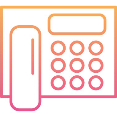 hesap makinesi simgesi vektör illüstrasyonu