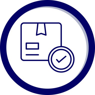 Kontrol listesi. Web simgesi basit illüstrasyon