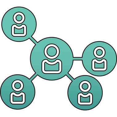 ağ paylaşım simge tasarlamak