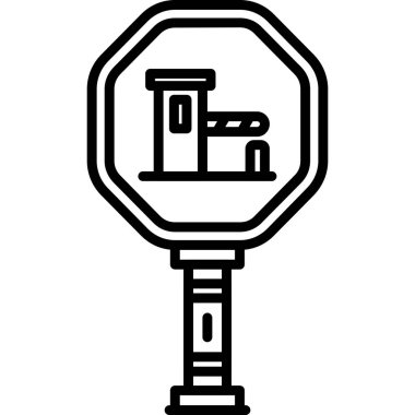 Modern b 'nin vektör illüstrasyonu eksik simgesi