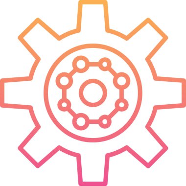 Teçhizat Web simgesi basit illüstrasyon