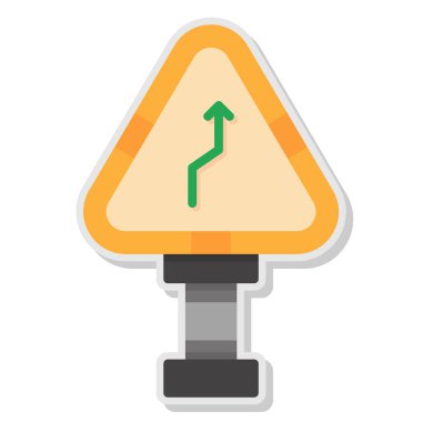 Trafik ışığı simgesi vektörü. İzometrik işaret. renk düz illüstrasyon