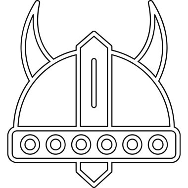 Viking kask ve kılıç