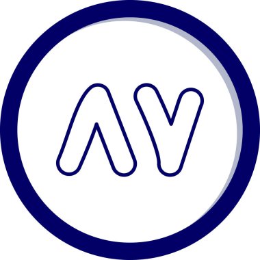 Modern bir simgenin vektör illüstrasyonu