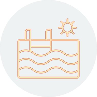 Benzin istasyonu simgesinin vektör illüstrasyonu