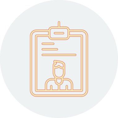 Dosyası olan bir adamın vektör illüstrasyonuName