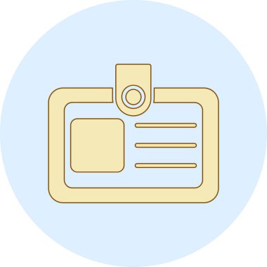 kart simge vektör çizim