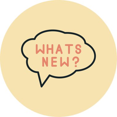 Şimdi ne sorusu olduğunu gösteren metin işareti, iş fotoğrafı gösterimi birisi hakkında soru sormak ya da son zamanlardaki hareketlerini sıralamak