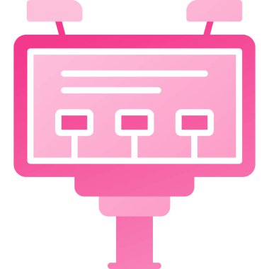 Bilgisayar. Web simgesi basit illüstrasyon