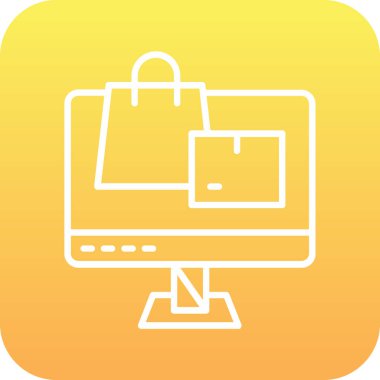 bilgisayar simgesi, vektör illüstrasyonu