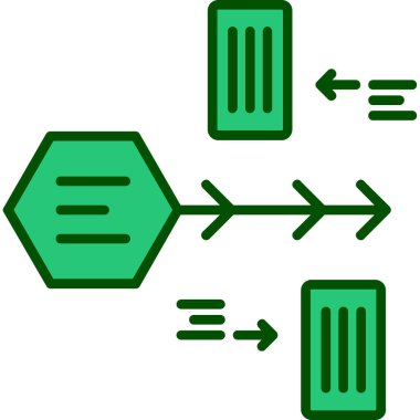 veri merkezi sunucu simgesi doldurulmuş özet biçimi