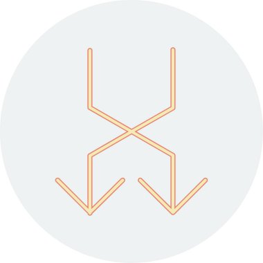 ok simgesinin vektör illüstrasyonu