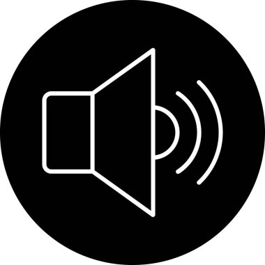 hoparlör vektör illüstrasyonu