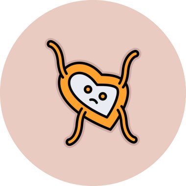 şirin kedi vektör simgesi