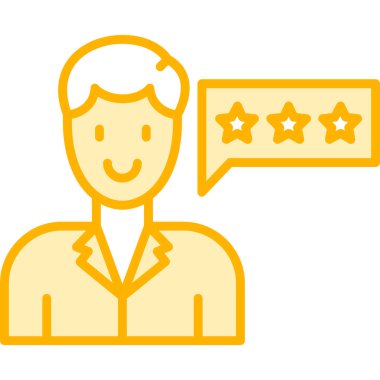 Müşteri değerlendirme vektör tasarımı